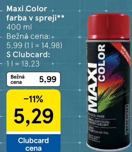 Maxi Color farba v spreji