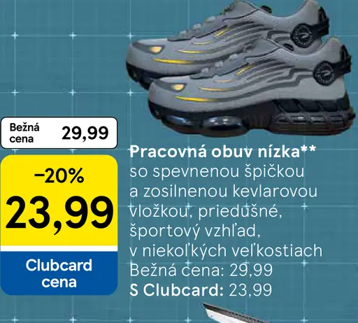 Pracovná obuv nízka