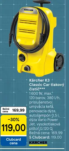Kärcher K 3 Classic Car tlakový čistič