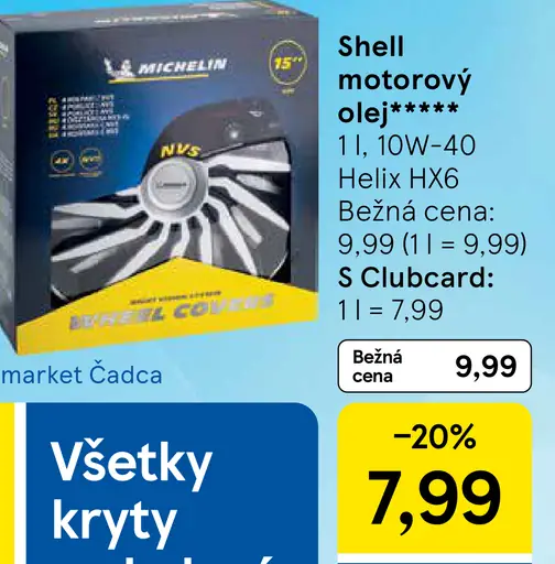 Shell motorový olej Helix HX6 10W-40