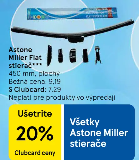 Astone Miller Flat stierač