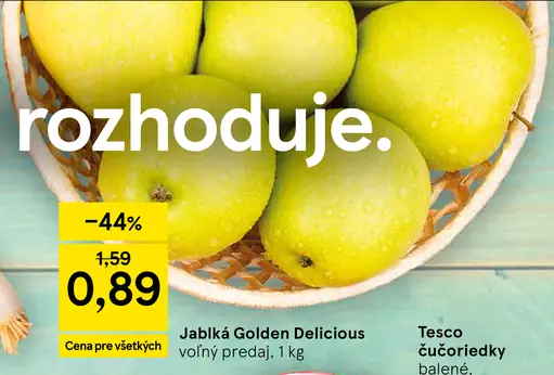 Jablko Golden Delicious
