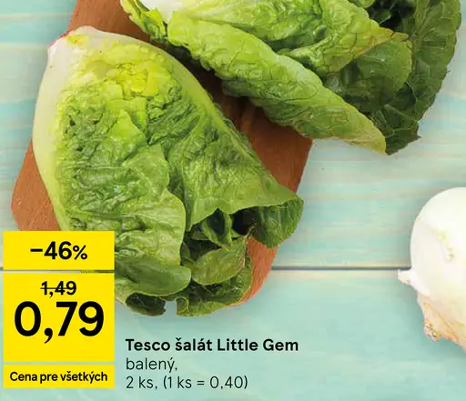 Tesco šalát Little Gem
