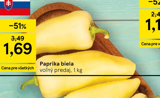 Paprika biela