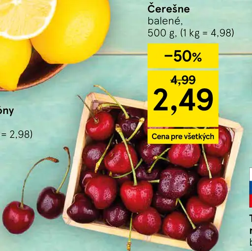 Čerešne balené