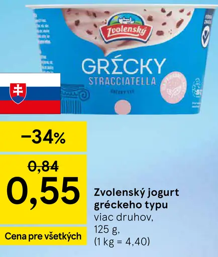 Zvolenský jogurt gréckeho typu