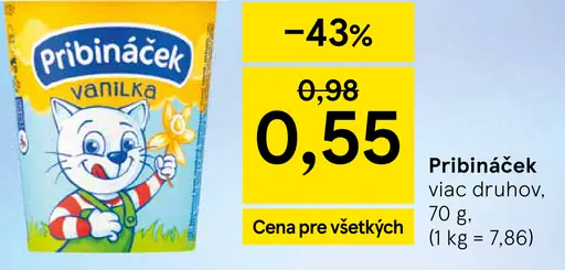 Pribináček Vanilka