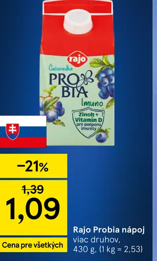 Rajo Probia nápoj Imuno