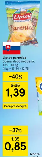 Liptov parenica údená alebo neúdená