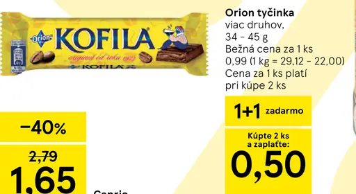 Orion Kofila tyčinky