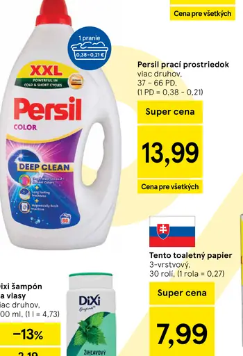 Persil prací prostriedok Color Deep Clean