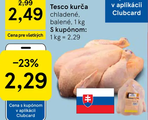 Tesco kurča