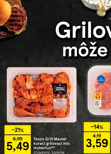 Tesco Grill Master kurací grilovací mix Hubertus