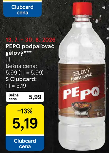 PEPO gélový podpaľovač