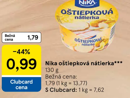 Nika oštiepková nátierka