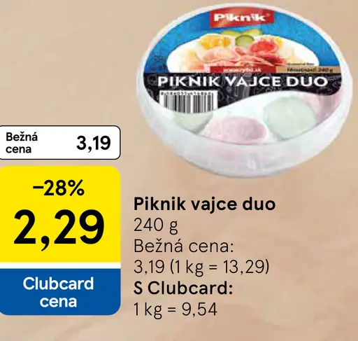 Piknik vajce duo