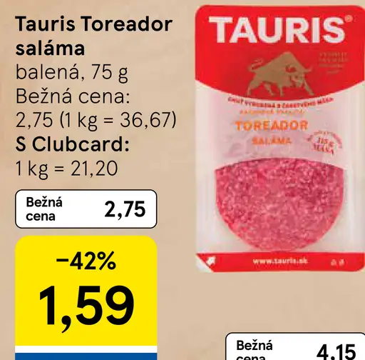 Tauris Toreador saláma