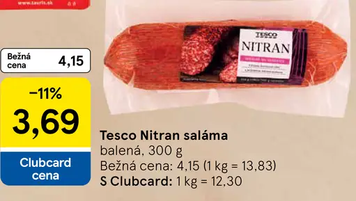 Tesco Nitra saláma
