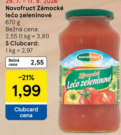 Novofruct Zámocké lečo zeleninové