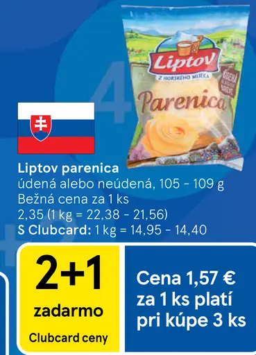 Liptov parenica údená alebo neúdená