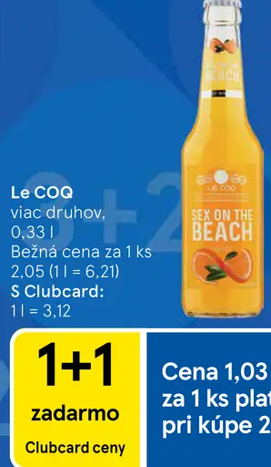 Le COQ nápoj – viac druhov