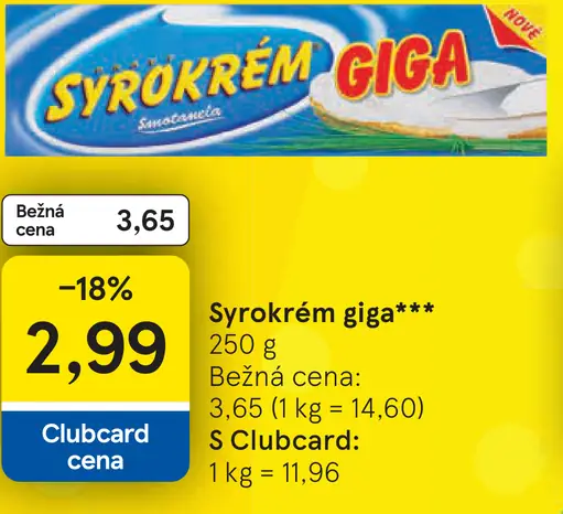 Syrokrém Giga