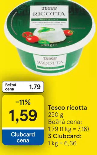 Tesco ricotta