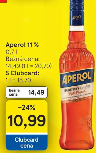 Aperol aperitív 11 %