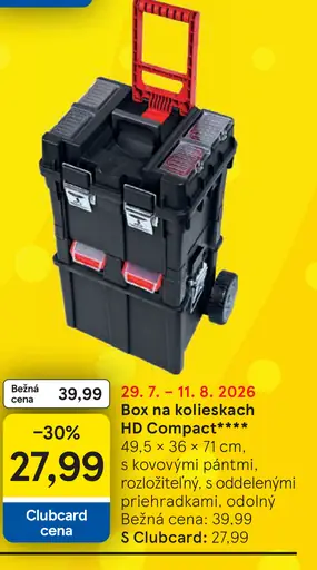 HD Compact box na kolieskach