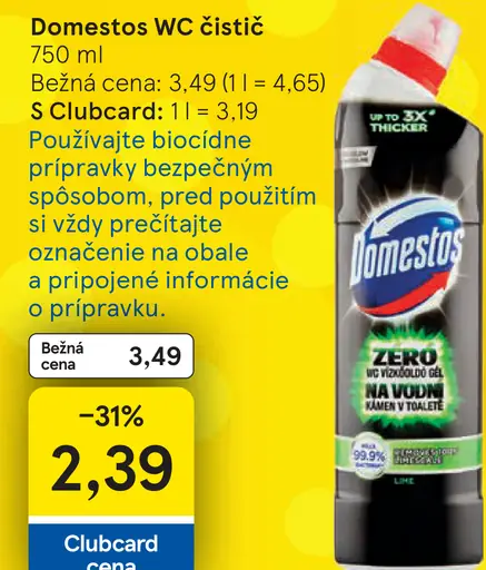 Domestos WC čistič