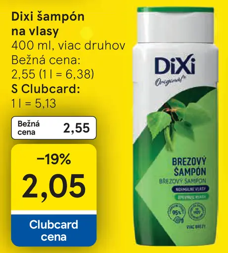 Dixi šampón na vlasy
