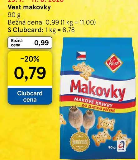 Makovky makové krekry
