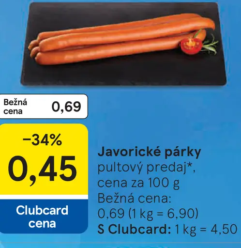 Javorické párky