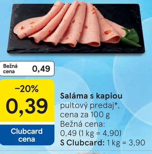 Saláma s kápiou