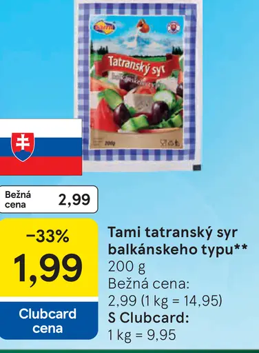 Tami Tatranský syr balkánskeho typu