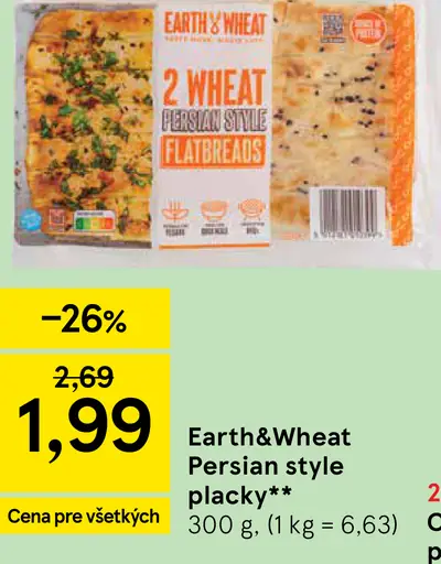 Earth & Wheat Persian style placky