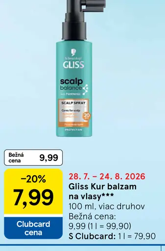 Gliss Kur balzam na vlasy