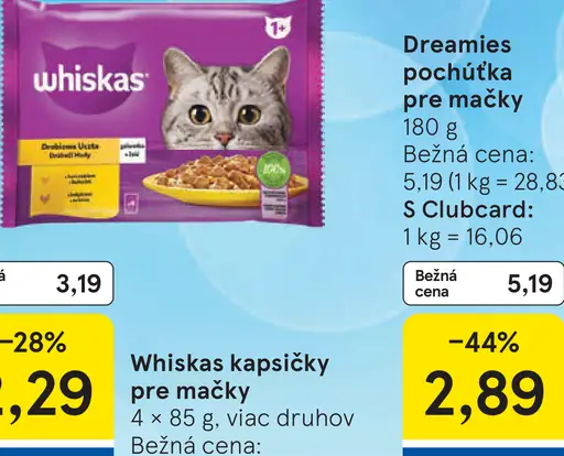 Whiskas Kapsičky pre mačky
