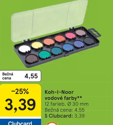 Koh-I-Noor vodové farby