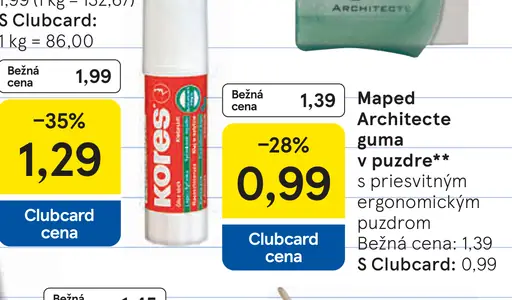 Maped Architecte guma v puzdre s priehľadným ergonomickým puzdrom