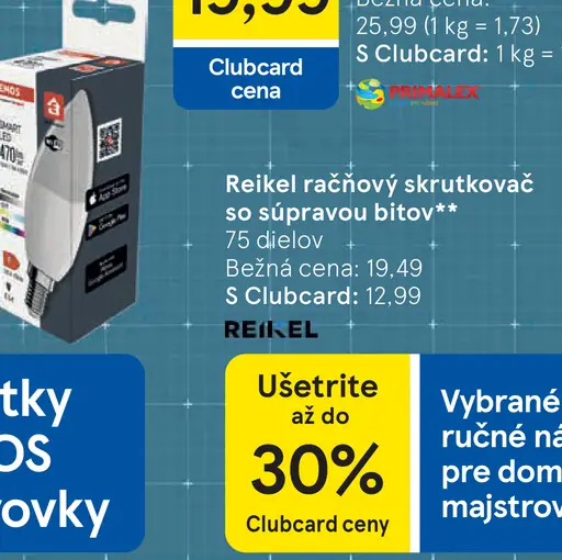 Reikel súprava bitov so skrutkovačom