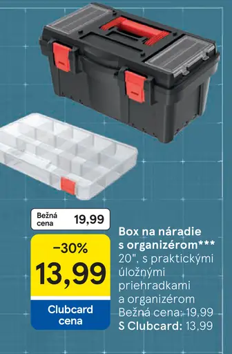 Box na náradie s organizérom