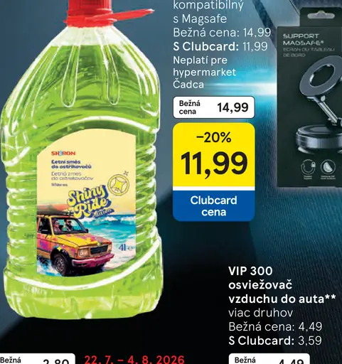 Sheron Shiny Ride letná zmes do ostrekovačov