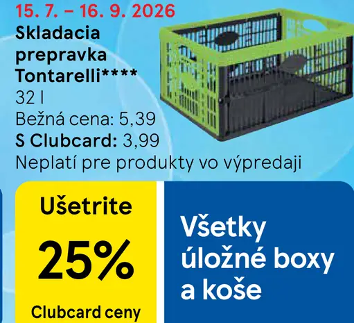 Tontarelli skladacia prepravka