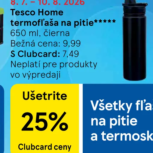 Tesco Home termofľaša na pitie