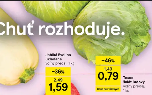 Tesco šalát ľadový