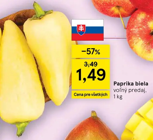 Paprika biela