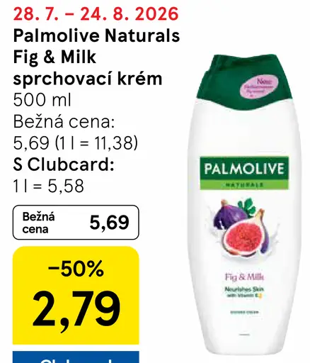 Palmolive Naturals Fig & Milk sprchovací krém