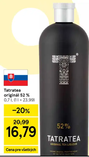 Tatratea originál 52 %