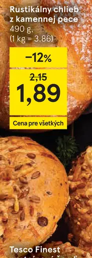 Rustikálny chlieb z kamennej pece